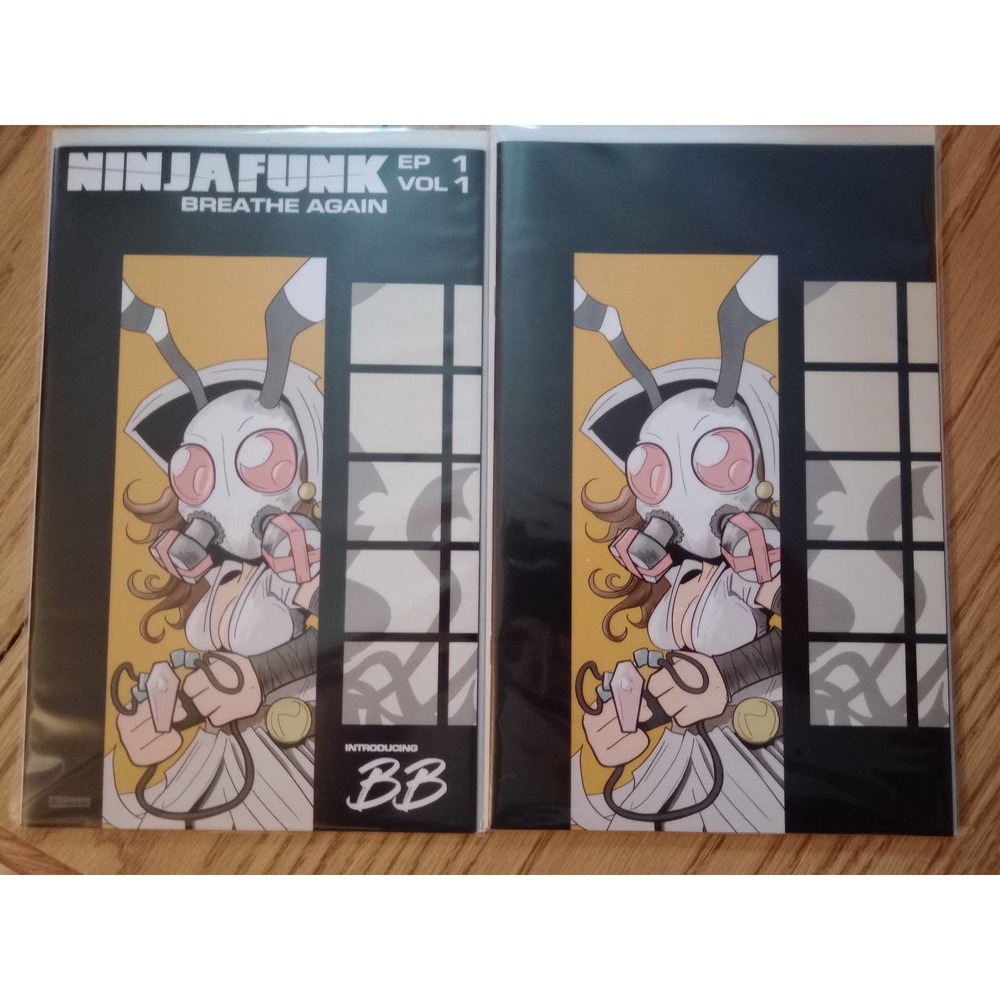 Ninja Funk #1 ALBEDO #2 Usagi Homage Both TRADE & VIRGIN Set lot 1st App BB NM+
